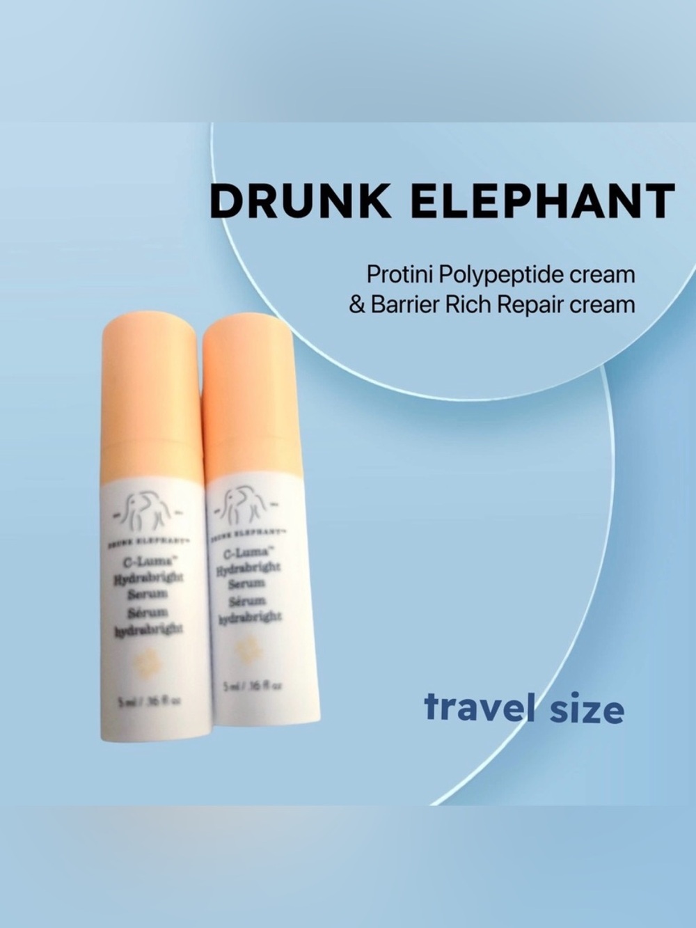 🇺🇸🆕BNIB DRUNK ELEPHANT | TRAVEL | Daily radiance edit C-Luma Vit C serum